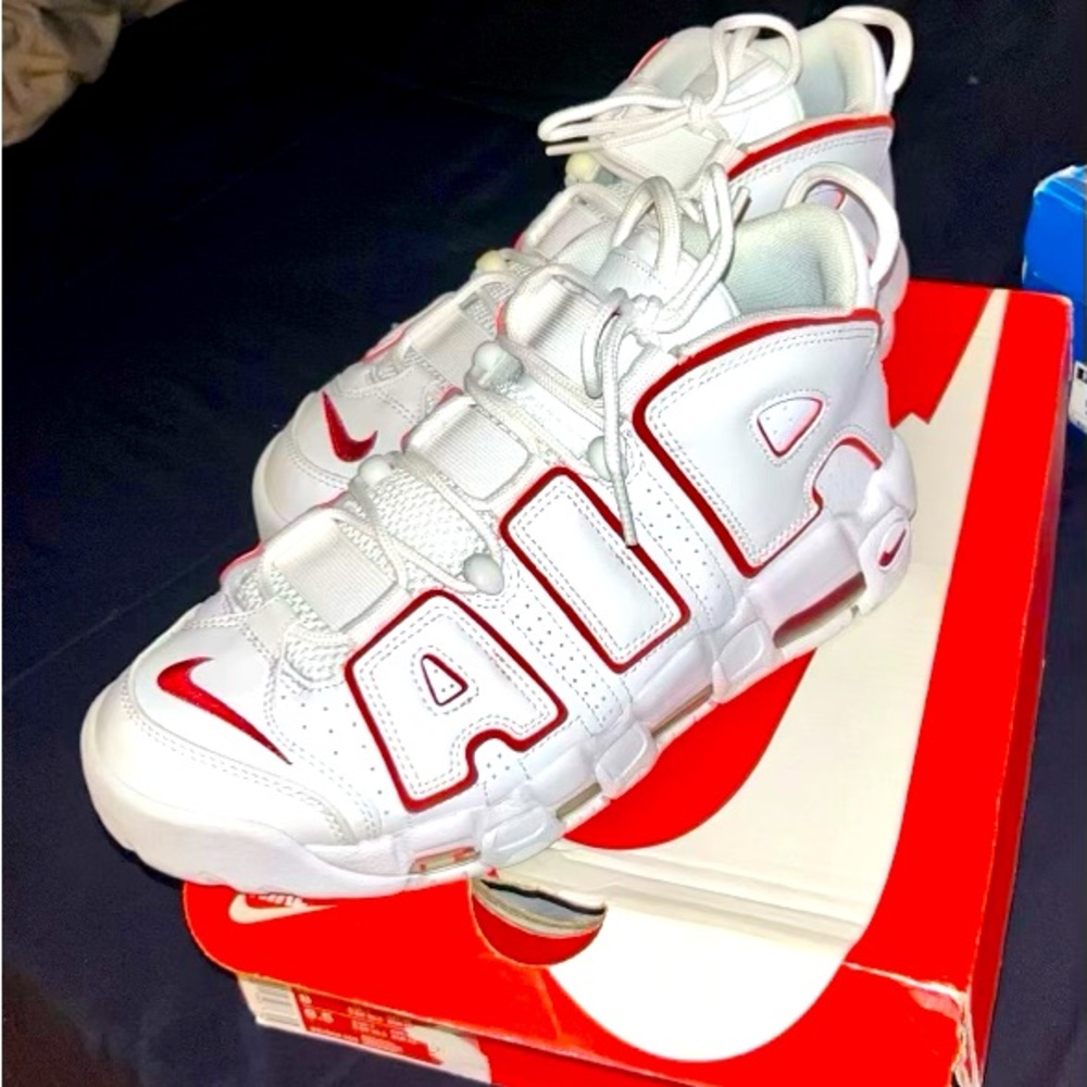 White and Red Air Jordons
